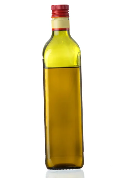 Пляшка оливкової олії Extra-virgin — стокове фото