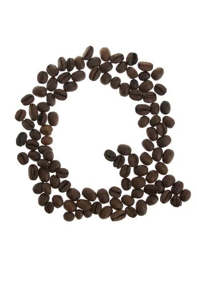 Coffe List Białym Tle — Zdjęcie stockowe