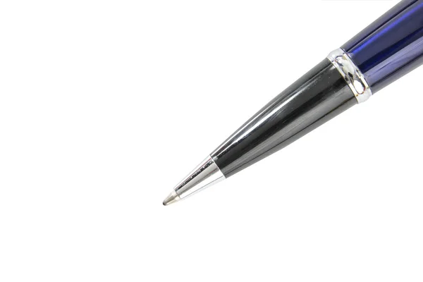 Metallic pen isolated — Stock Photo, Image
