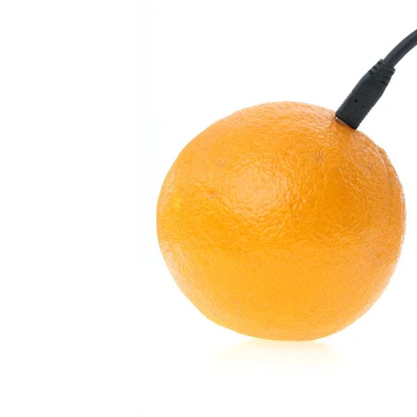 Oranje usb — Stockfoto