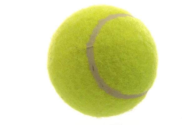 Tennisball Isoliert Auf Reinweißem Hintergrund — Stockfoto