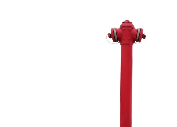 Hydrantowe Węża Wodą Białym Tle — Zdjęcie stockowe