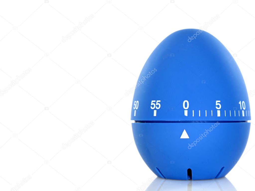 Blue egg timer