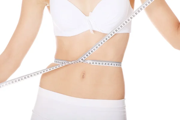 Kadın vücudu ölçme — Stok fotoğraf