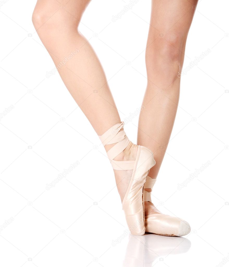 Detail of ballet dancers feet — Stock Photo © piotr_marcinski #4965455