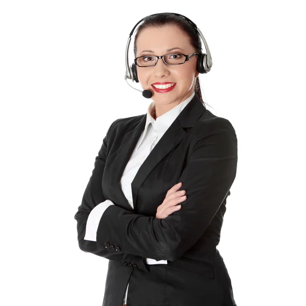 Call center worker — Stock Photo, Image
