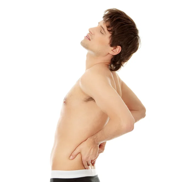 Concepto de dolor de espalda. —  Fotos de Stock