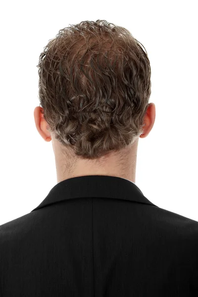 stock image Back portrait of young businessman