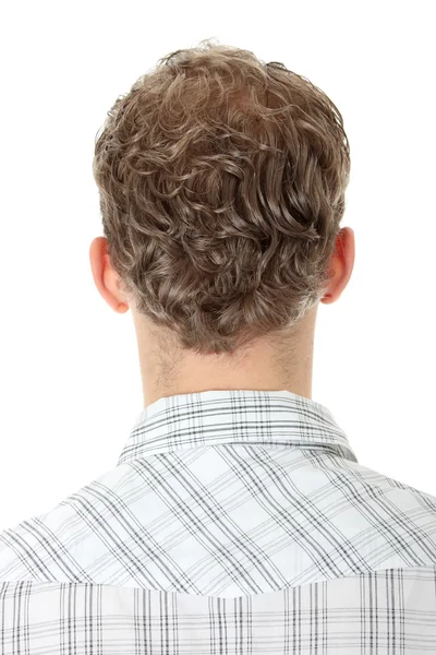 Back portrait of young man Stock Picture
