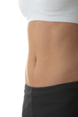 midsection sağlıklı genç bir kadın