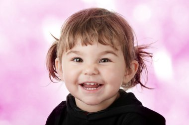 2 year old girl clipart