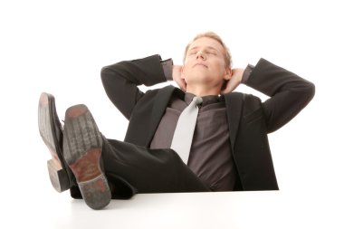 Businessman - relax clipart