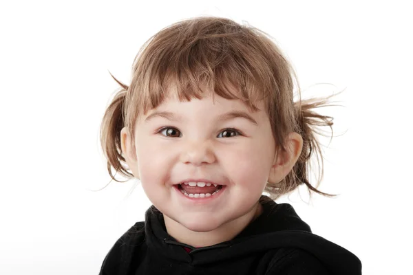 Porträt eines 2-jährigen Mädchens — Stockfoto