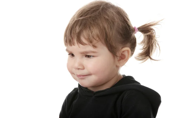 Portret van een 2 jaar oud meisje — Stockfoto