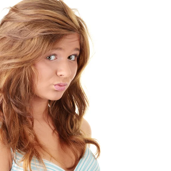 Atrakcyjny brunetka portret — Zdjęcie stockowe