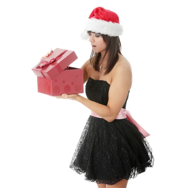 Sexy young Santa-girl — Stock Photo, Image