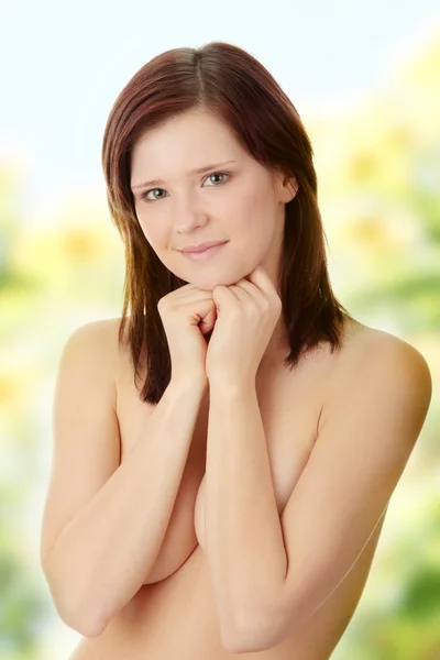 Caucasian beauty woman — Stock Photo, Image