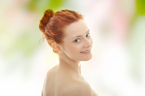 赤毛の肖像画 — ストック写真