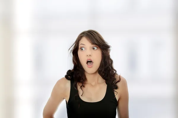 Surprised woman — Stock Photo, Image