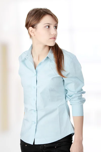 Young businesswoman or student — Stock Photo, Image