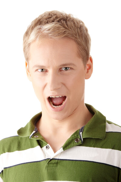 Casual man portrait smiling