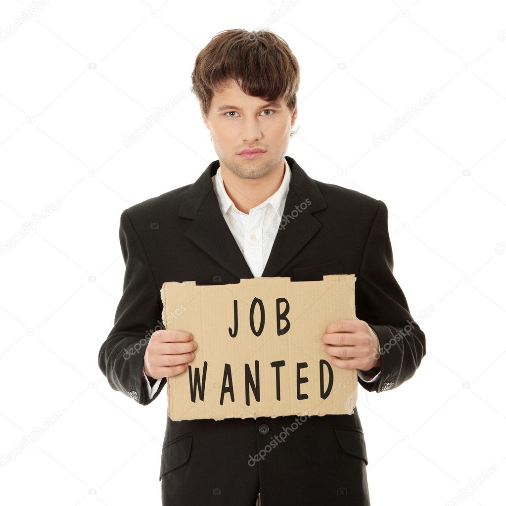 Unemployed businessman
