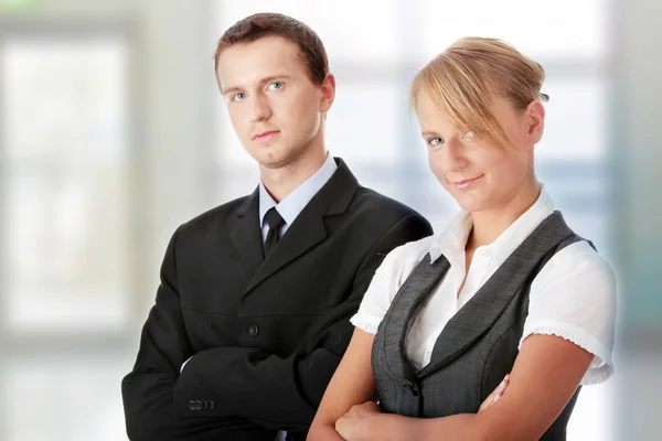 Young attractive business — Stock Photo, Image