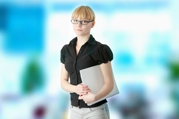Young caucasian worker woman — Stock Photo, Image