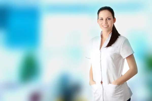 Młoda pielęgniarka lub lekarz kobiece — Zdjęcie stockowe
