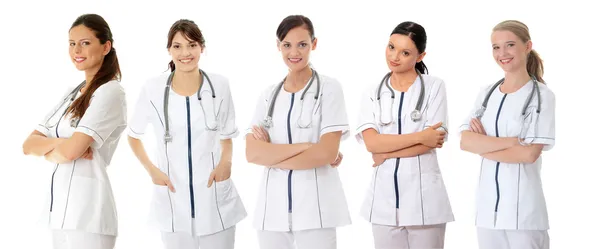Médicos ou enfermeiros — Fotografia de Stock