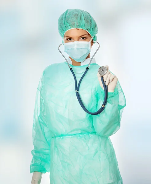 Chirurgien féminine — Photo