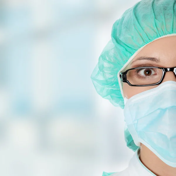 Female surgeon or nurse — Stock Photo, Image