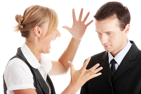 Work Colleagues arguing — Stock Photo, Image