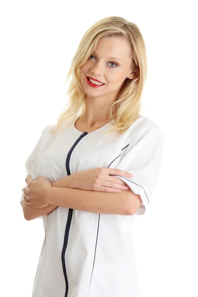 Kobieta lekarz lub pielęgniarka — Zdjęcie stockowe