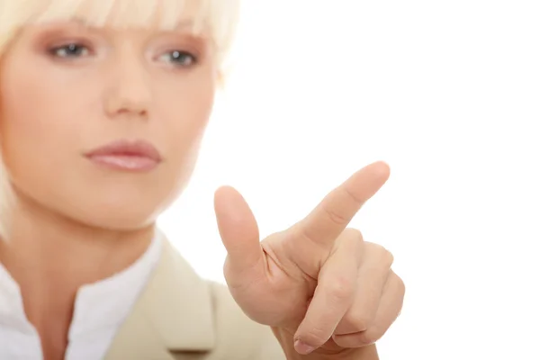 Young beautiful businesswoman — Stock Photo, Image