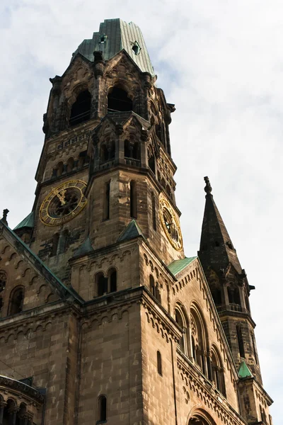 Kaiser 威廉 · 纪念教堂，柏林德国 — 图库照片