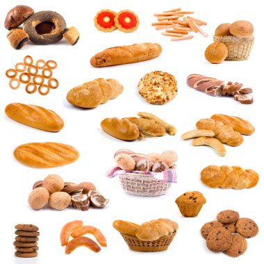 Big collection of bread clipart