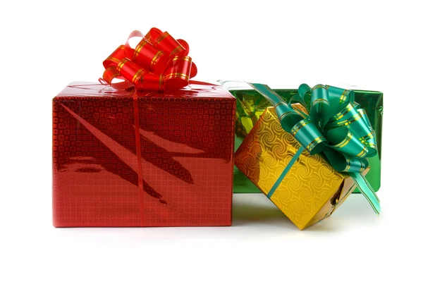 複数の色ボックスのプレゼント — ストック写真