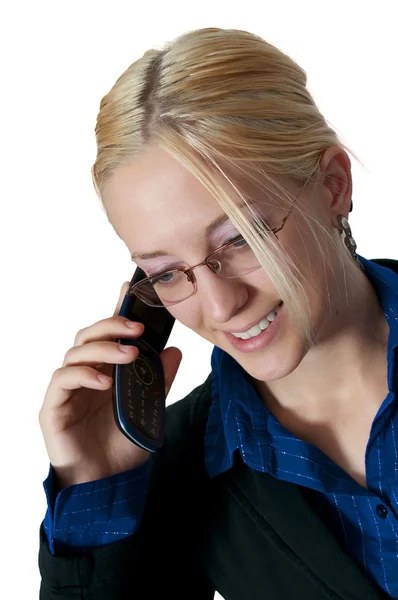 Mujer en el teléfono — Foto de Stock