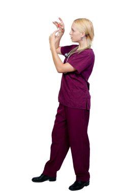 Doctor with a Syringe clipart