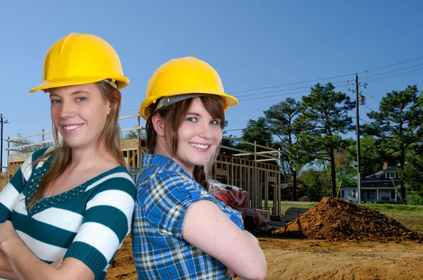 Vrouwelijke bouwvakker — Stockfoto