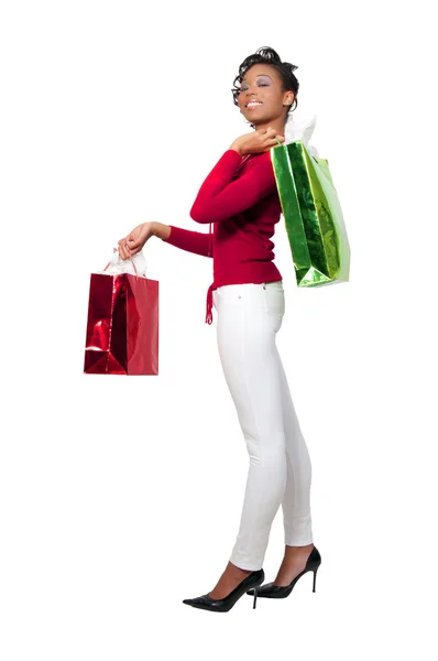 Donna shopping — Foto Stock