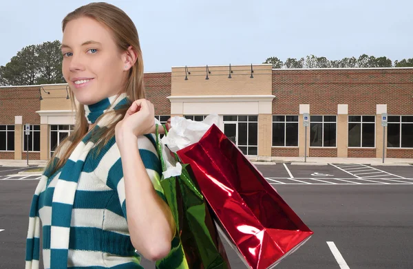 Einkaufstüten für Frauen — Stockfoto