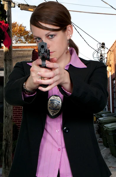Pistolet Glock Kalibru Osobowy — Zdjęcie stockowe