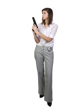 Female Detective clipart