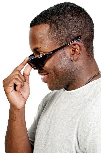 黒人男性のサングラス — ストック写真