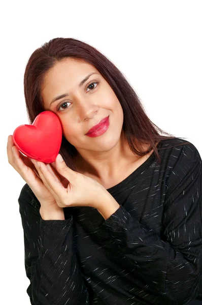 Día de San Valentín Corazón Mujer — Foto de Stock