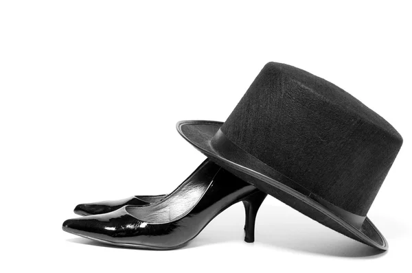 High Heels and Top Hat — Stock Photo, Image