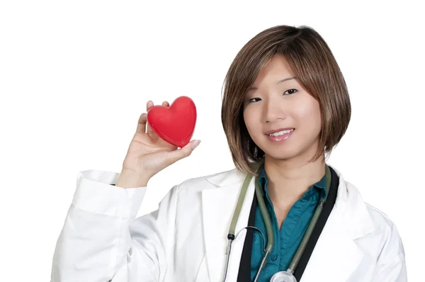 女性心脏病专家 — 图库照片