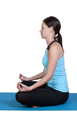 Woman Doing Yoga clipart